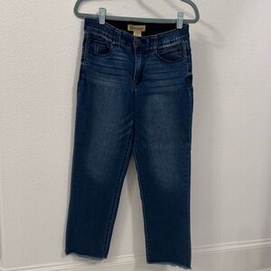 Democracy Straight Leg, Dark Blue, Ankle Jeans